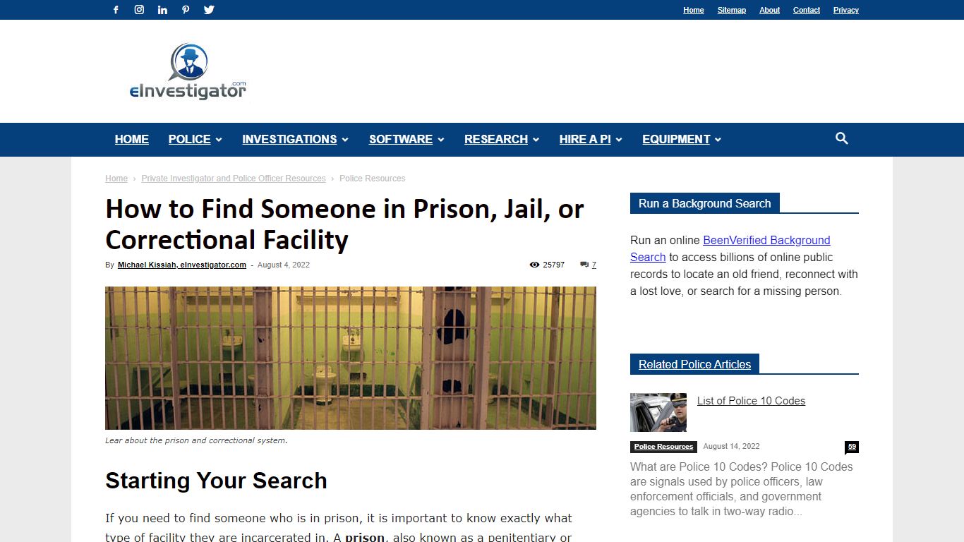 How to Find Someone in Prison, Jail, or Correctional Facility
